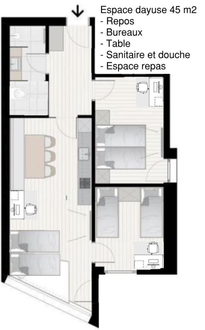 Chati-Bourg Citea Express Dayuse - Suite 3 Pieces W -- 25 Min Paris Montparnasse -- 15 Min Velizy Chatillon  Exterior photo